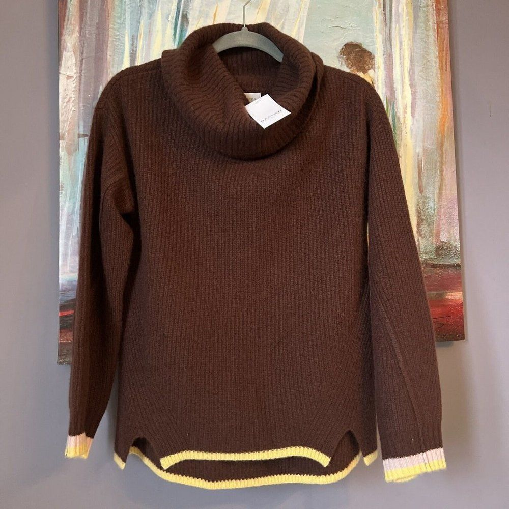 Design History S Brown 100% Cashmere Thick Sweater